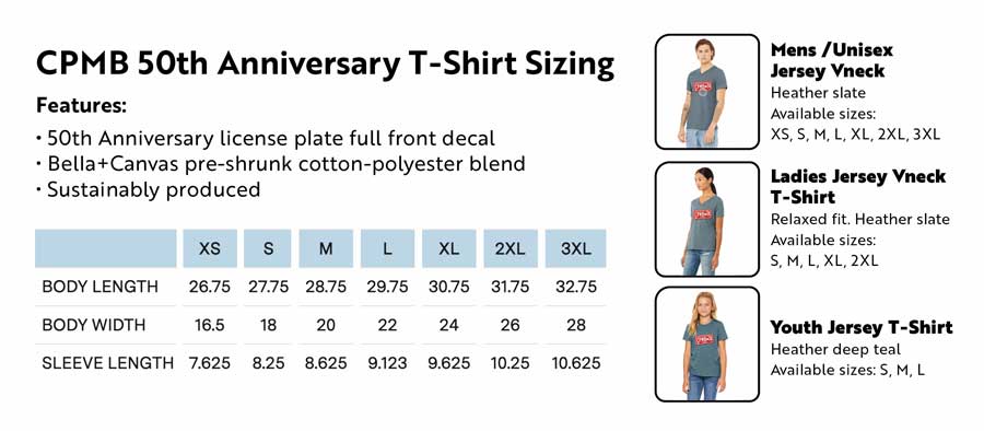 T-Shirt Sizing Chart